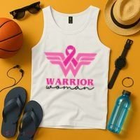 Breast Cancer Warrior Gift For Her Tank Top thumb 4