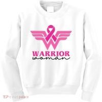 Breast Cancer Warrior Gift For Her Kids Sweatshirt thumb 0