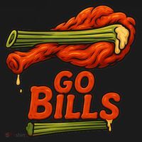 Bills Chicken Wings Funny Football Fan Coaster thumb 2