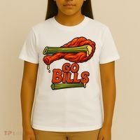 Bills Chicken Wings Funny Football Fan T-Shirt thumb 4