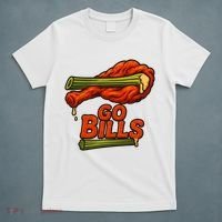 Bills Chicken Wings Funny Football Fan T-Shirt thumb 5