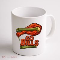 Bills Chicken Wings Funny Football Fan Coffee Mug thumb 1