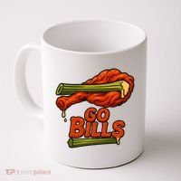 Bills Chicken Wings Funny Football Fan Coffee Mug thumb 0