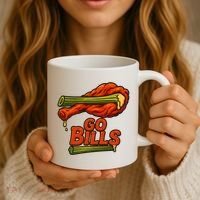 Bills Chicken Wings Funny Football Fan Coffee Mug thumb 3