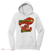 Bills Chicken Wings Funny Football Fan Women's Hoodie thumb 0