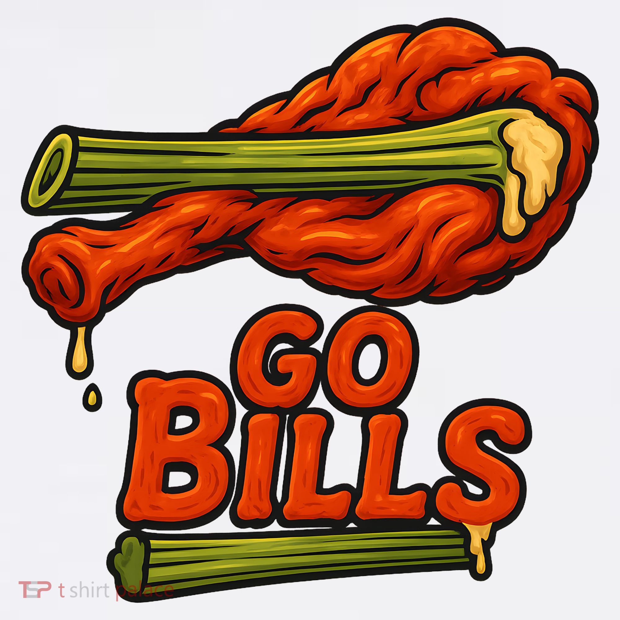 Bills Chicken Wings Funny Football Fan Women's Tank Top