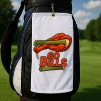 Bills Chicken Wings Funny Football Fan Golf Towel thumb 2