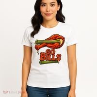 Bills Chicken Wings Funny Football Fan Women's T-Shirt thumb 4