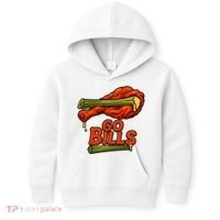 Bills Chicken Wings Funny Football Fan Kids Hoodie thumb 0