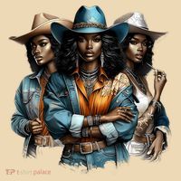 Black Cowgirl Western Rodeo Melanin Black History Juneteenth Gift Tote Bag thumb 4