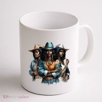 Black Cowgirl Western Rodeo Melanin Black History Juneteenth Gift Coffee Mug thumb 1
