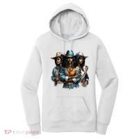 Black Cowgirl Western Rodeo Melanin Black History Juneteenth Gift Women's Hoodie thumb 0