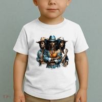Black Cowgirl Western Rodeo Melanin Black History Juneteenth Gift Toddler T-Shirt thumb 2