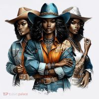 Black Cowgirl Western Rodeo Melanin Black History Juneteenth Gift Visor thumb 3