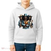 Black Cowgirl Western Rodeo Melanin Black History Juneteenth Gift Kids Hoodie thumb 4