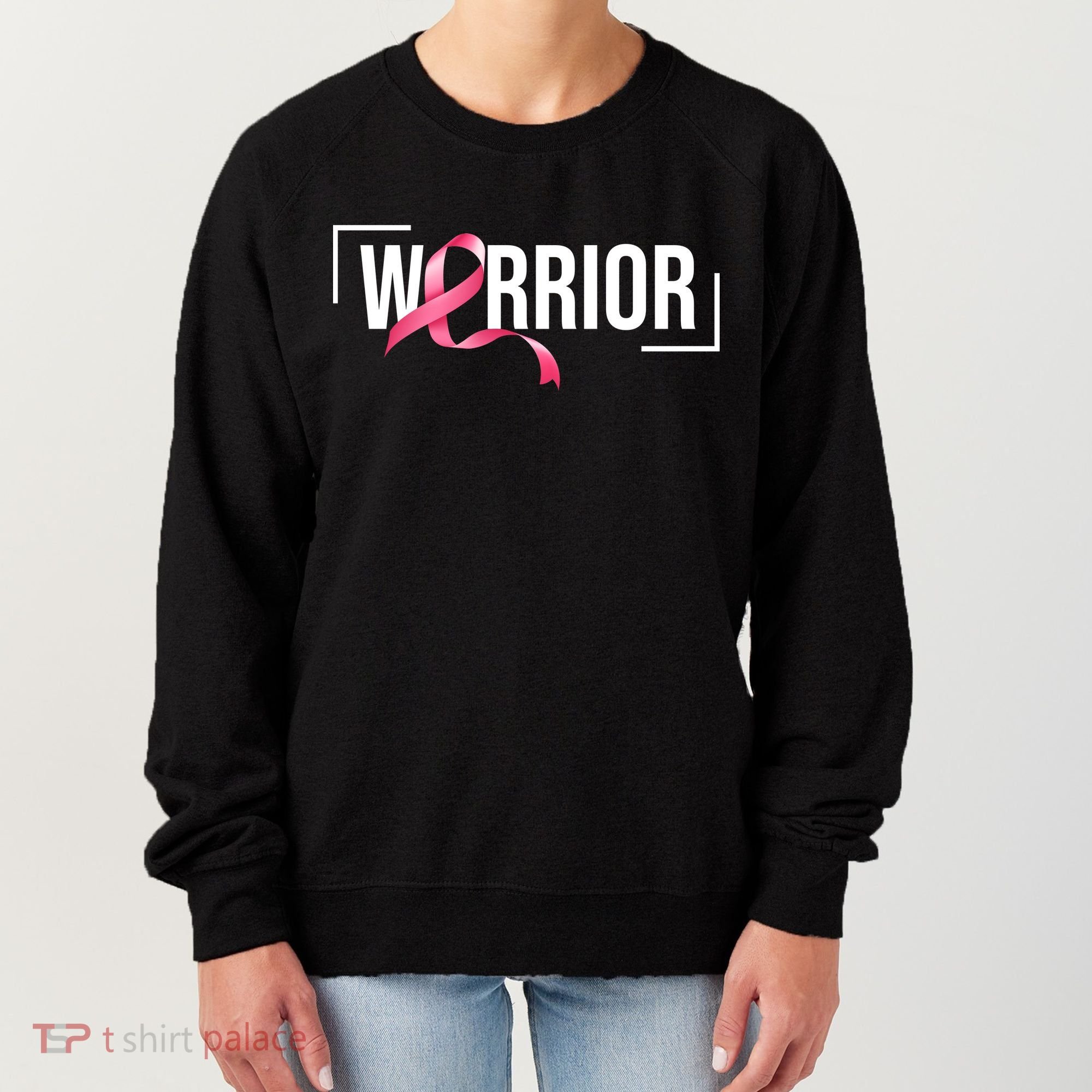 Breast Cancer Warrior Ribbon Women's Sweatshirt