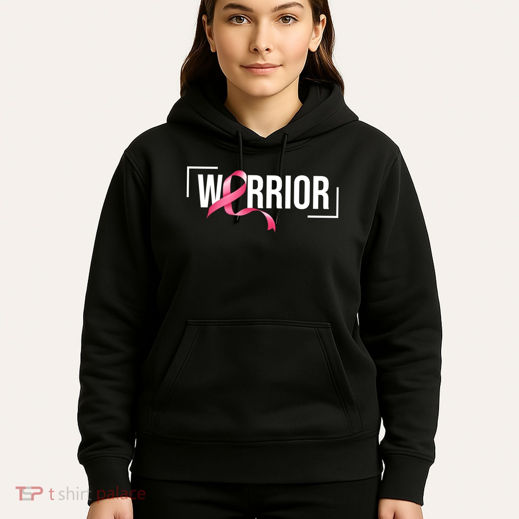 Breast Cancer Warrior Ribbon Hoodie