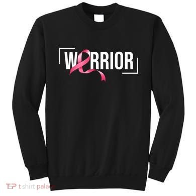 Breast Cancer Warrior Ribbon Sweatshirt