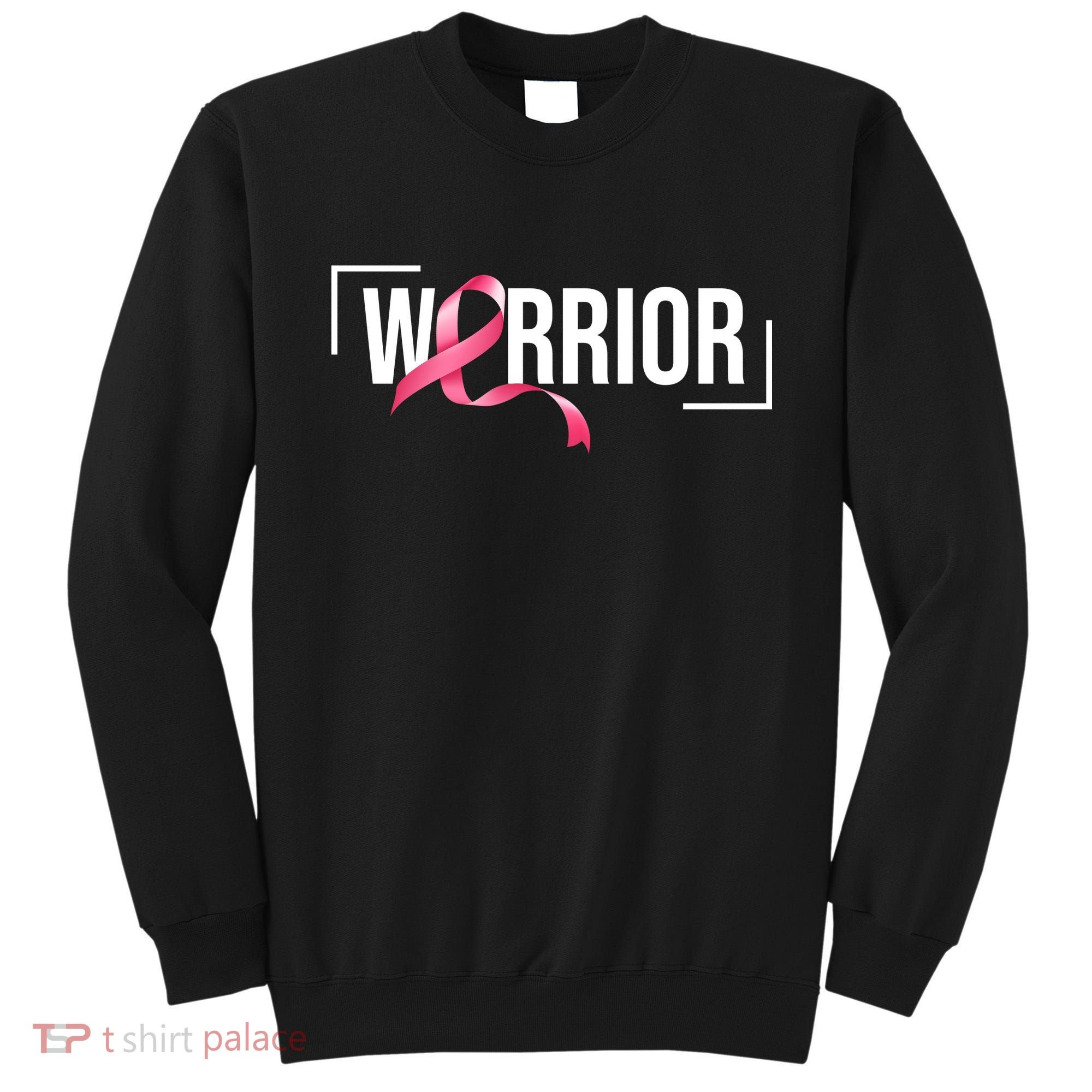 Breast Cancer Warrior Ribbon Sweatshirt