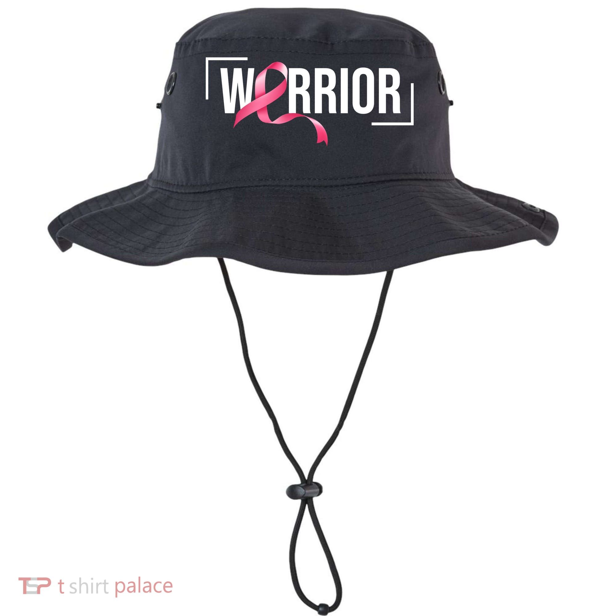 Breast Cancer Warrior Ribbon Bucket Hat