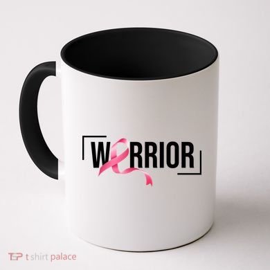 Breast Cancer Warrior Ribbon Coffee Mug