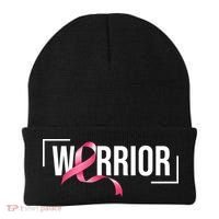 Breast Cancer Warrior Ribbon Beanie thumb 0
