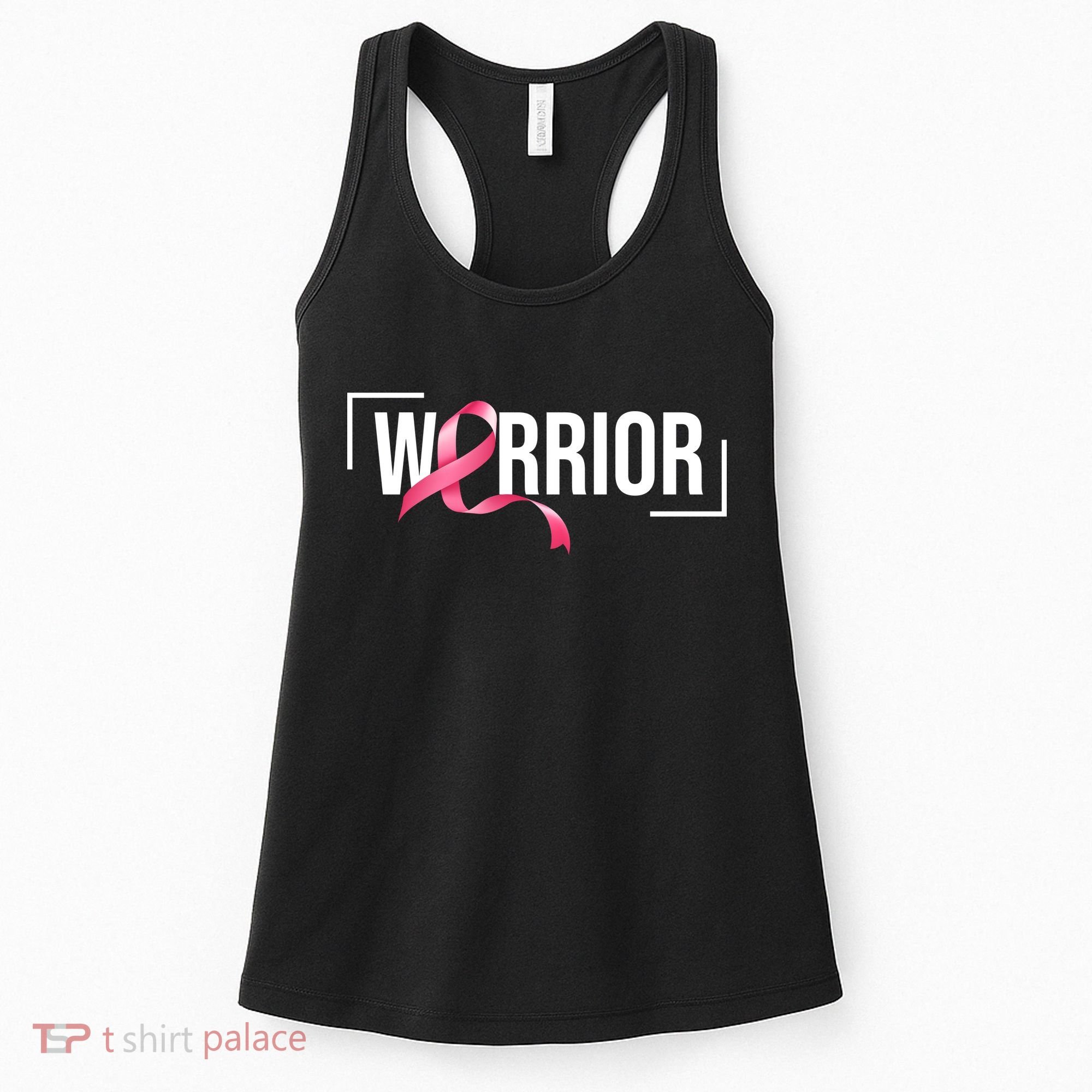Breast Cancer Warrior Ribbon Women's Tank Top