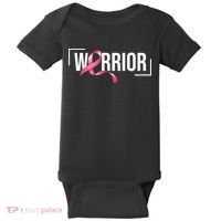 Breast Cancer Warrior Ribbon Baby Bodysuit thumb 0