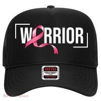 Breast Cancer Warrior Ribbon Hat thumb 0