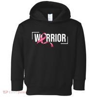 Breast Cancer Warrior Ribbon Toddler Hoodie thumb 0