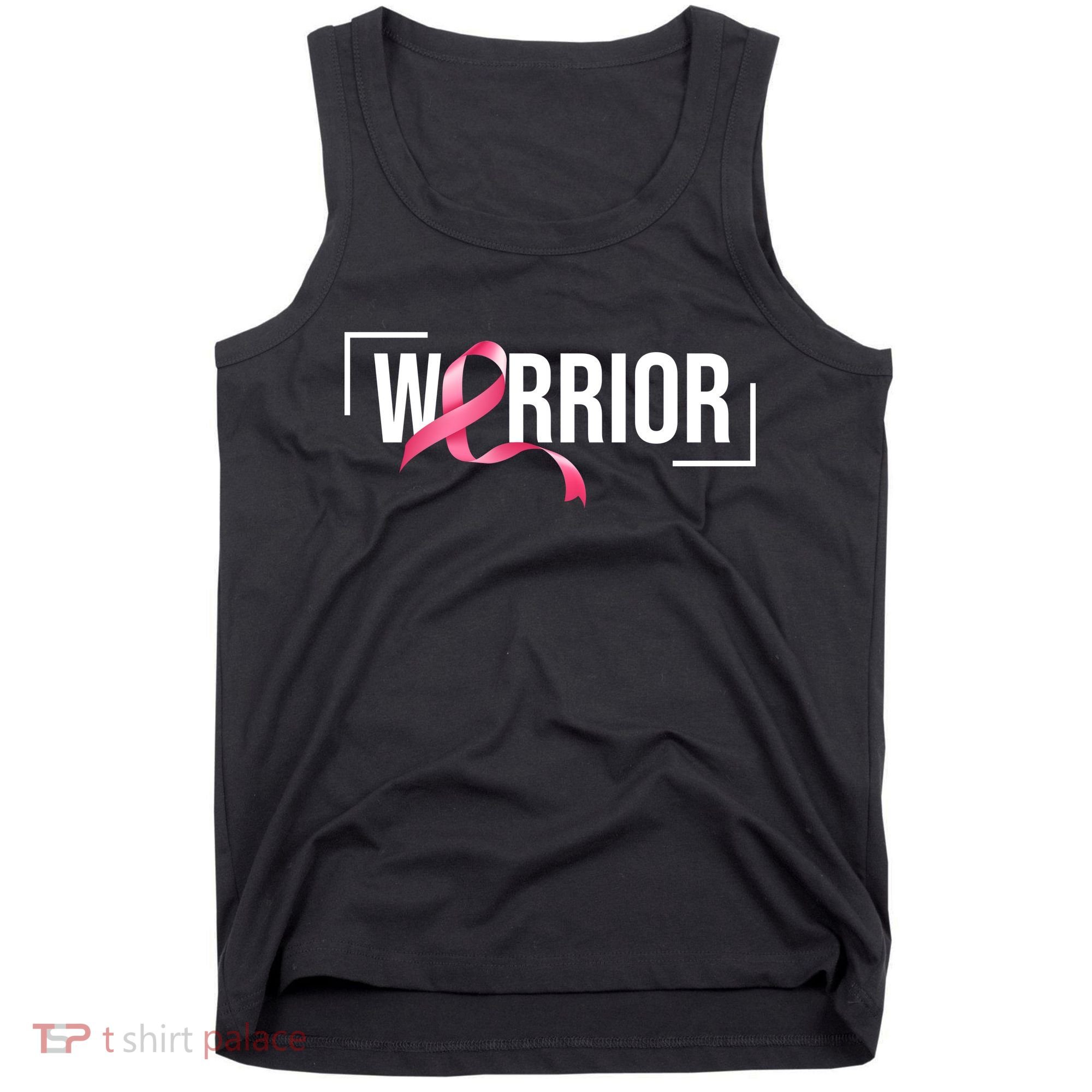 Breast Cancer Warrior Ribbon Tank Top