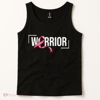 Breast Cancer Warrior Ribbon Tank Top thumb 2