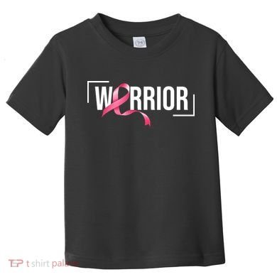 Breast Cancer Warrior Ribbon Toddler T-Shirt