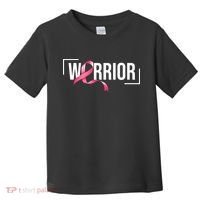 Breast Cancer Warrior Ribbon Toddler T-Shirt thumb 0