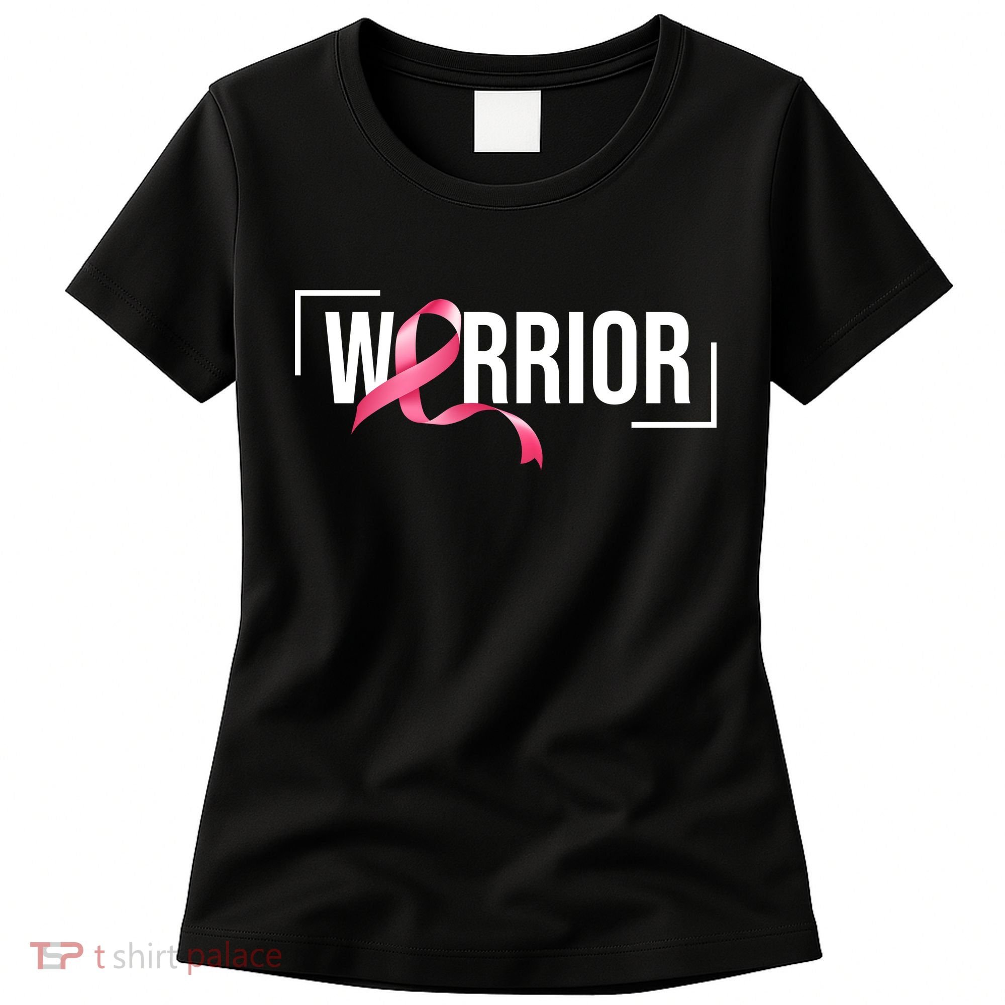 Breast Cancer Warrior Ribbon Women's T-Shirt
