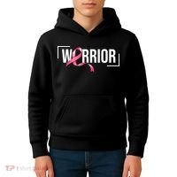 Breast Cancer Warrior Ribbon Kids Hoodie thumb 4