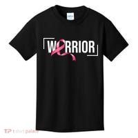 Breast Cancer Warrior Ribbon Kids T-Shirt thumb 0