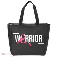 Breast Cancer Warrior Ribbon Tote Bag thumb 0