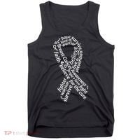 Breast Cancer Warrior Ribbon Awareness Tank Top thumb 0