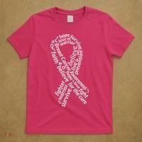 Breast Cancer Warrior Ribbon Awareness T-Shirt thumb 5