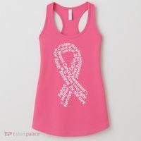 Breast Cancer Warrior Ribbon Awareness Women's Tank Top thumb 0