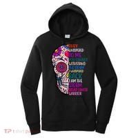 Breast Cancer Warrior I Am The Storm Quote Women's Hoodie thumb 0