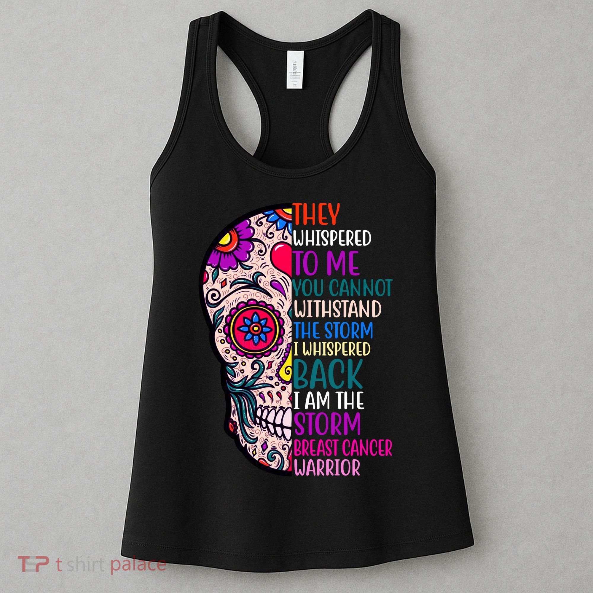 Breast Cancer Warrior I Am The Storm Quote Women's Tank Top