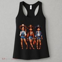 Black Cowgirl Western Rodeo Melanin Black History Texas Women's Tank Top thumb 3