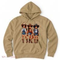Black Cowgirl Western Rodeo Melanin Black History Texas Hoodie thumb 0