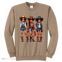 Black Cowgirl Western Rodeo Melanin Black History Texas Sweatshirt thumb 0