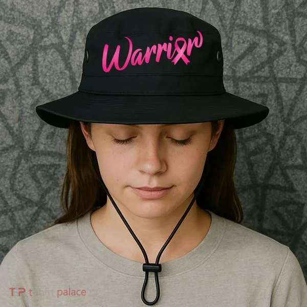 Breast Cancer Warrior Bucket Hat