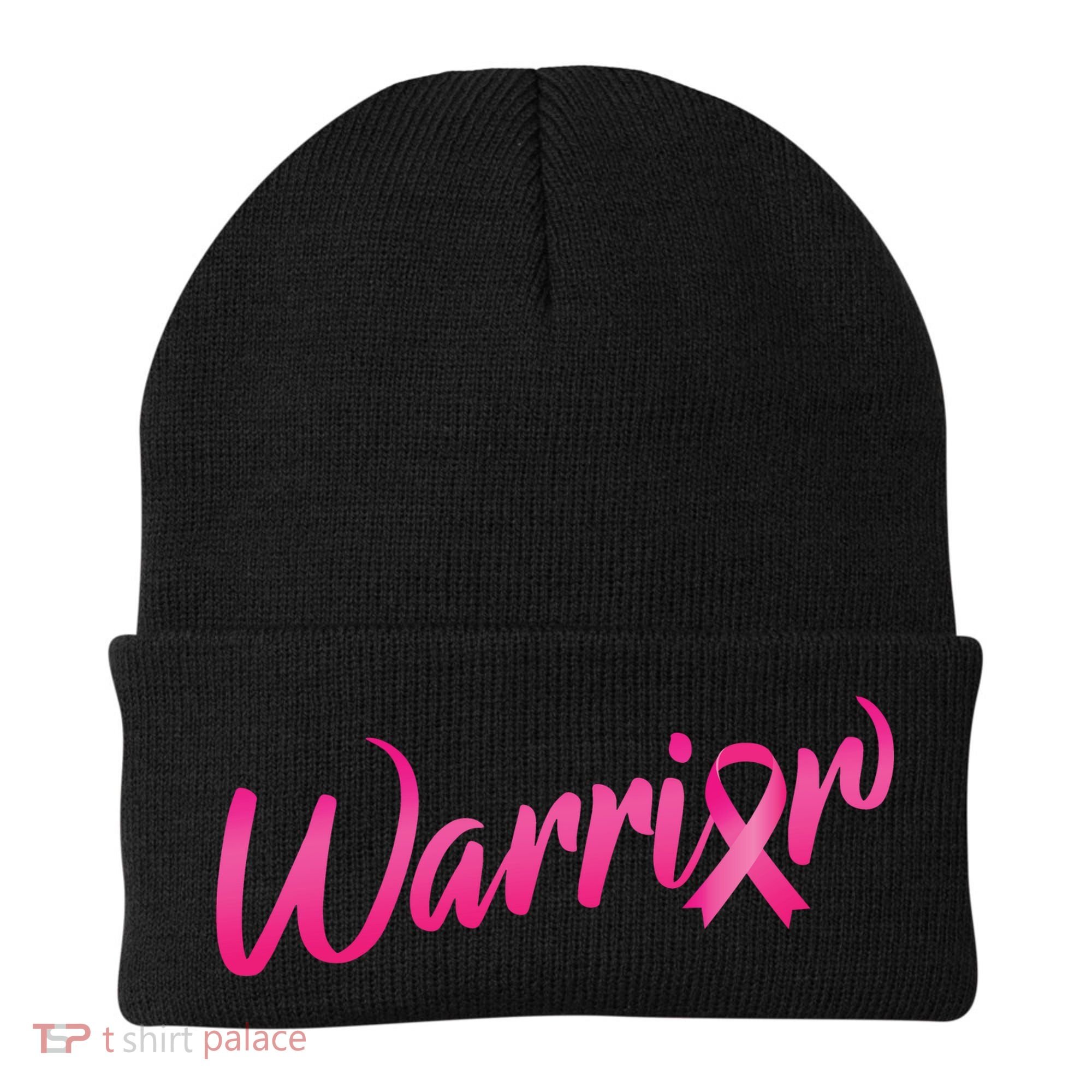Breast Cancer Warrior Beanie