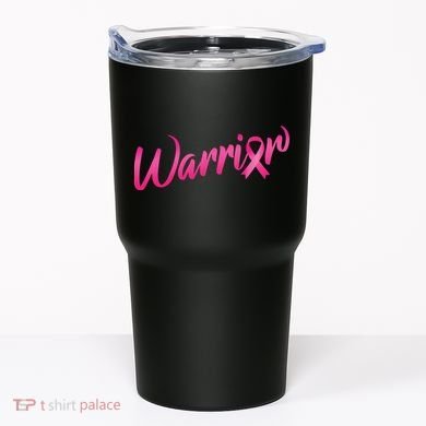 Breast Cancer Warrior Tumbler