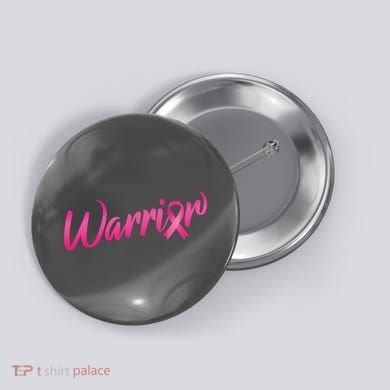 Breast Cancer Warrior Button